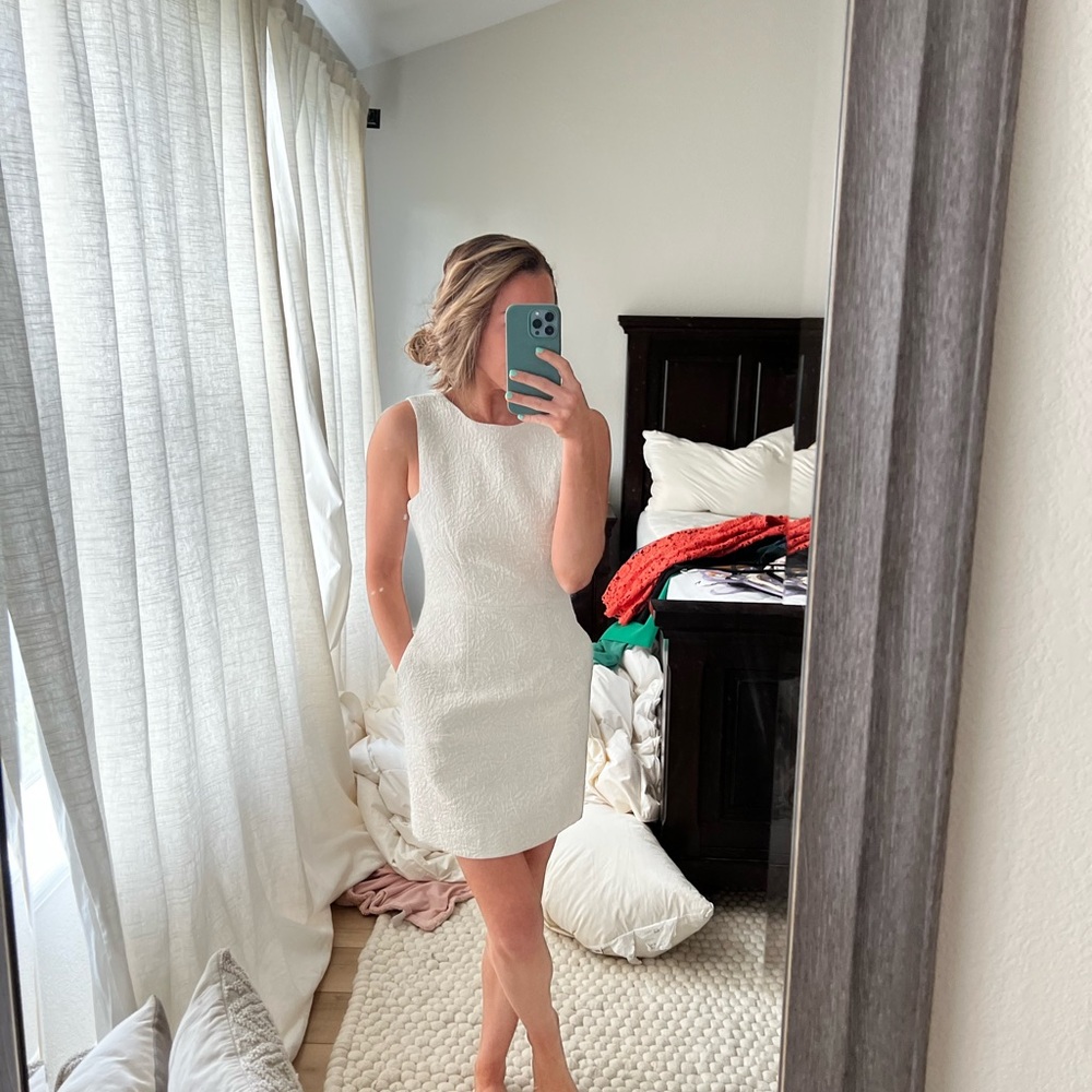 H&M white cocktail dress